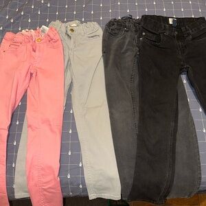 H&M Kids Jeans - Pink, Gray, and Black